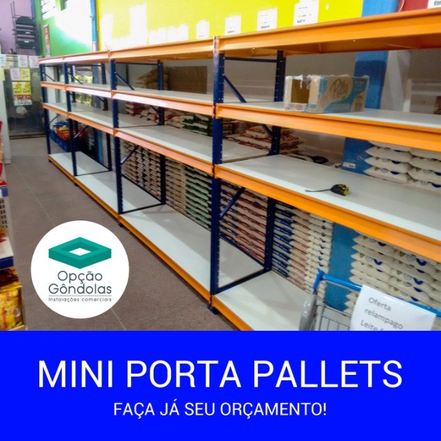 Mini Porta Pallets - Indicado p/ Muita Cargas e Volumosas.