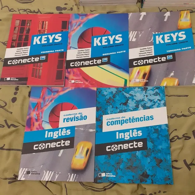 Livros de Inglês de ensino médio, da Saraiva, Conecte LiDi