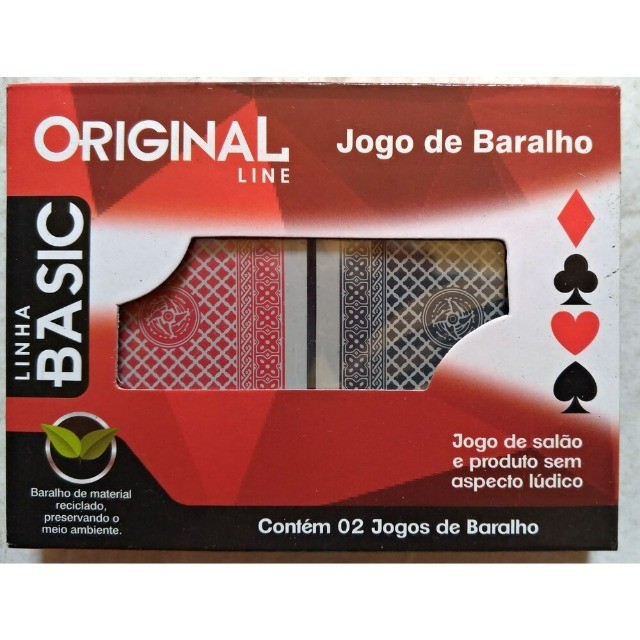 jogo de baralho plastico original (novo) com entega em recife e regiao