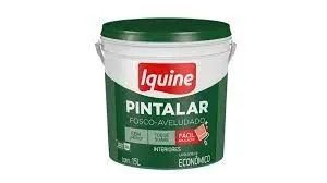 tinta acrilica fosco aveludado 15 litros iquine