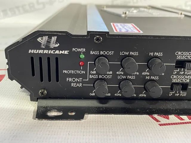 Módulo hurricane 4 canais mono stereo seminovo na oferta so 199,90