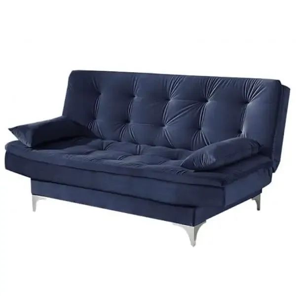 Sofá Cama Agatha Casal 3 Lugares com Encosto Reclinável - Foto 2