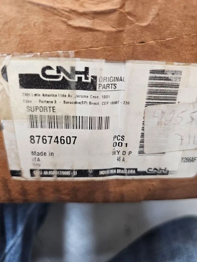 Trator case New holand suporte engrenagem anelar novo original * - Foto 5