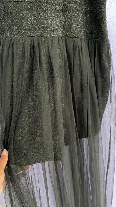Vestido longo para festa transparente  - Foto 4