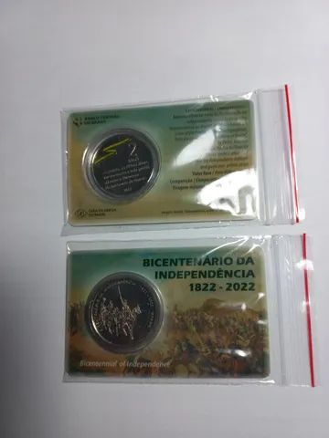 Moedas comemorativas do bicentenário do Brasil  - Foto 3