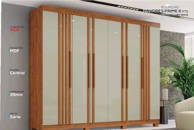 Guarda roupa 100% MDF imop Londres  entrega grátis 