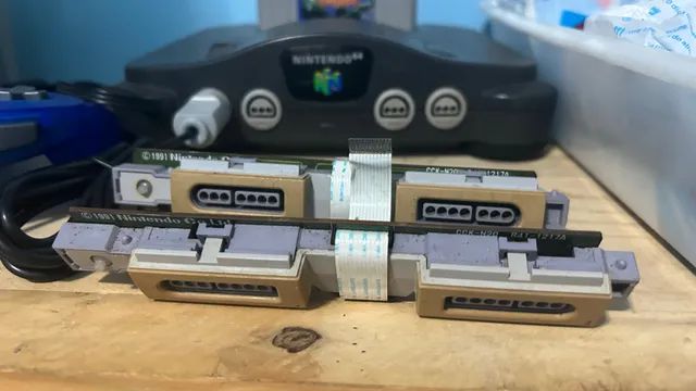 Conector do controle do super Nintendo completo  - Foto 2