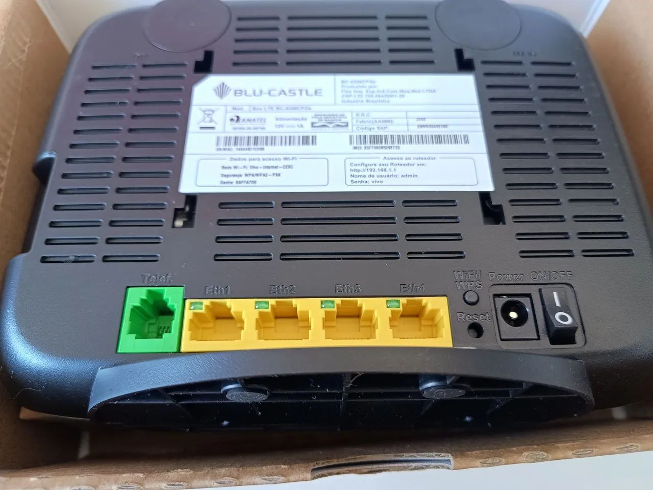 Modem 4G Box Desbloqueado, Bote internet onde quiser so ligando na tomada - Foto 6