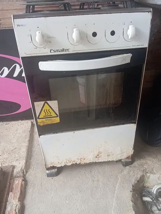 Fogão Esmaltec 4 Bocas a Gás com Forno