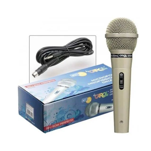Microfone MXT Dinâmico de Metal MUD-515 C/ Cabo - AC1801