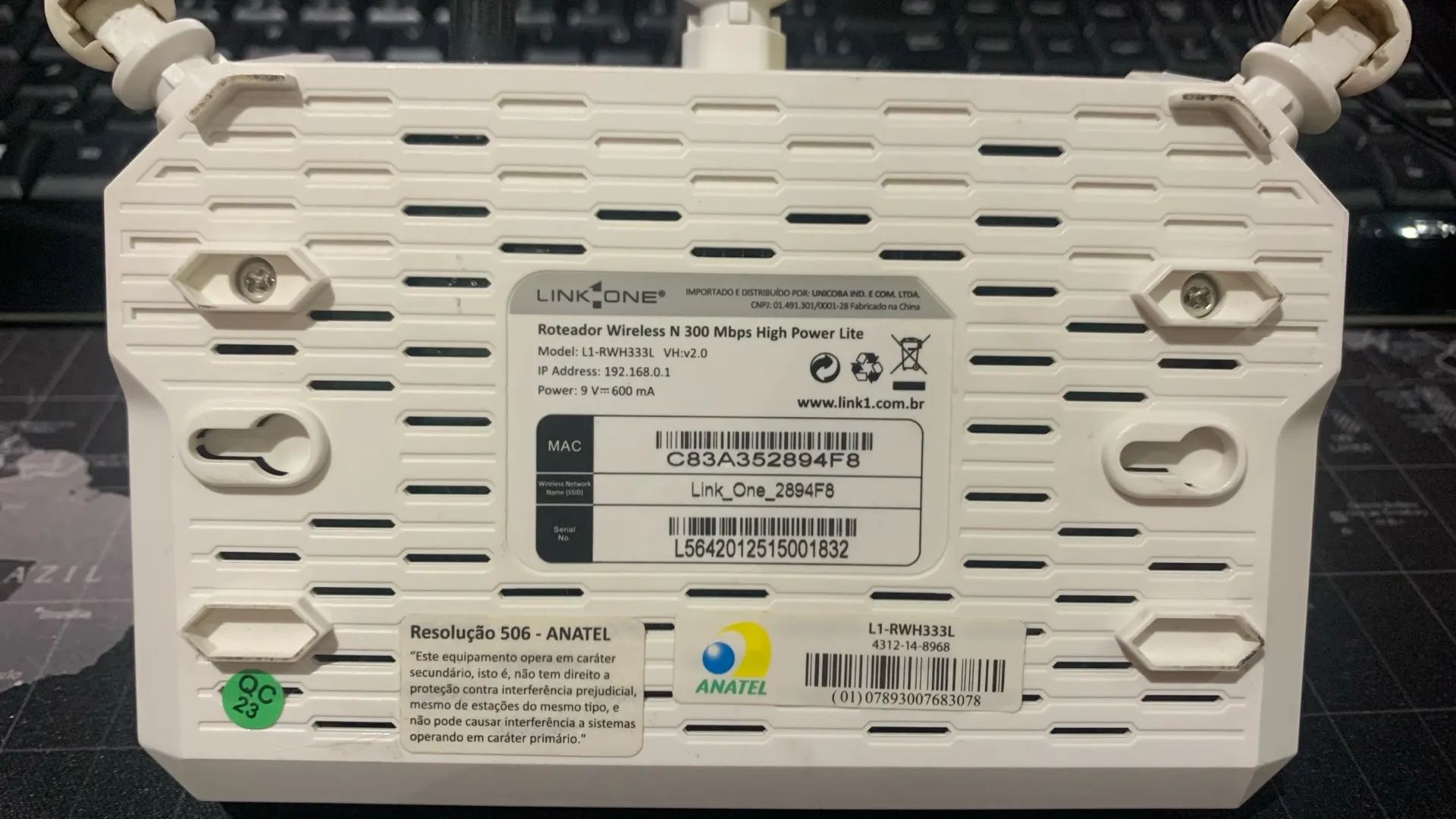 Roteador Wireless N 300 LinkOne L1-RWH333L - Foto 4