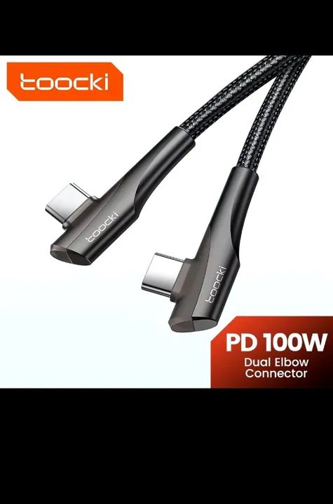 Cabo USB-C para USB-C PD 100W Toocki - Preto - Foto 5