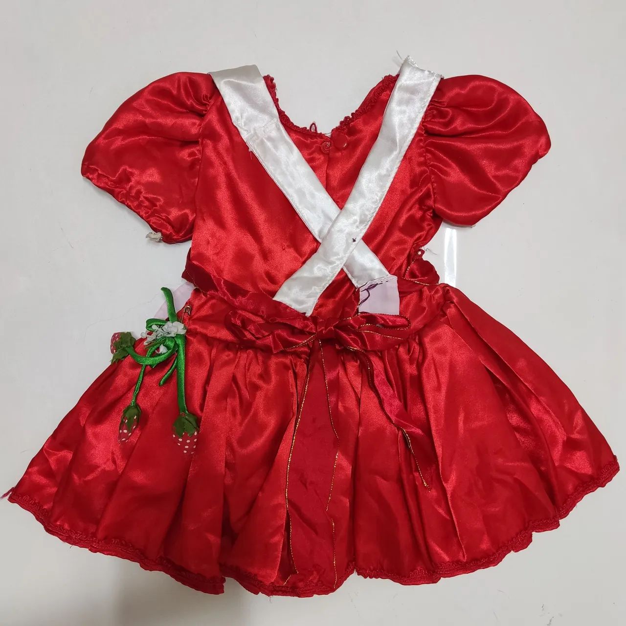 Fantasia Moranguinho infantil 1 ano - Foto 2
