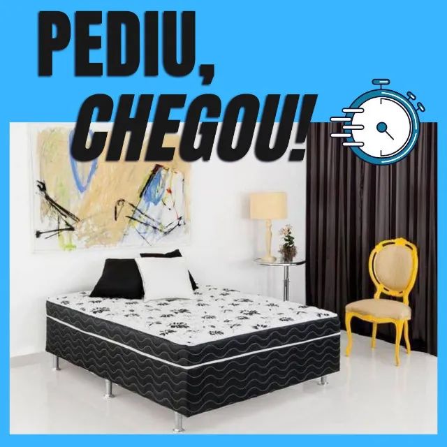 Cama Box de Casal - Mega Oportunidade