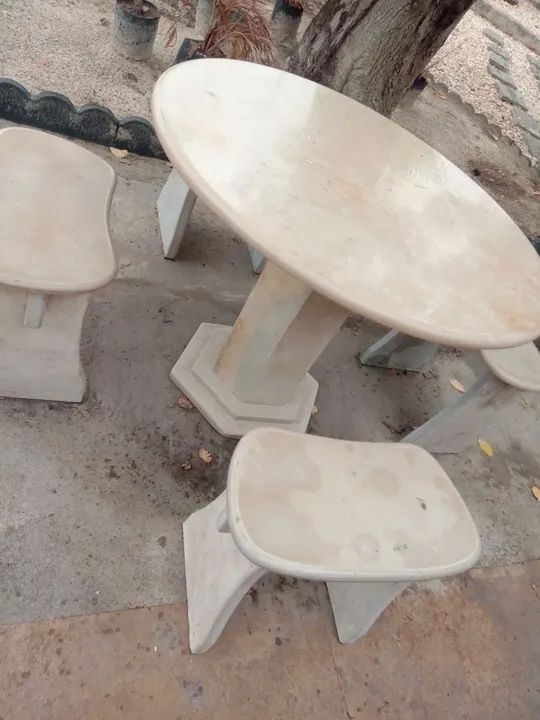 Conj mesas em pedra cariri - Foto 3