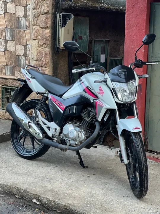 Honda CG 160 - 2018 - Branca - Foto 3