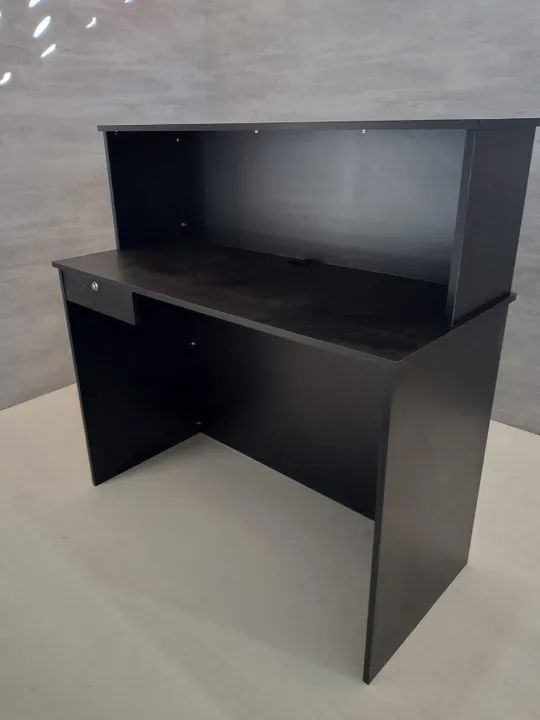 Balcão light reto simplificado preto  - Foto 3