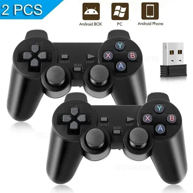 Par de Controles sem fio para Gamestick, PC, Android