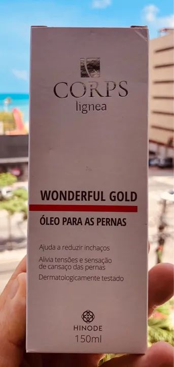 Oleo Para As Pernas Wonderful Gold Corps Lígnea 150ml - Foto 2
