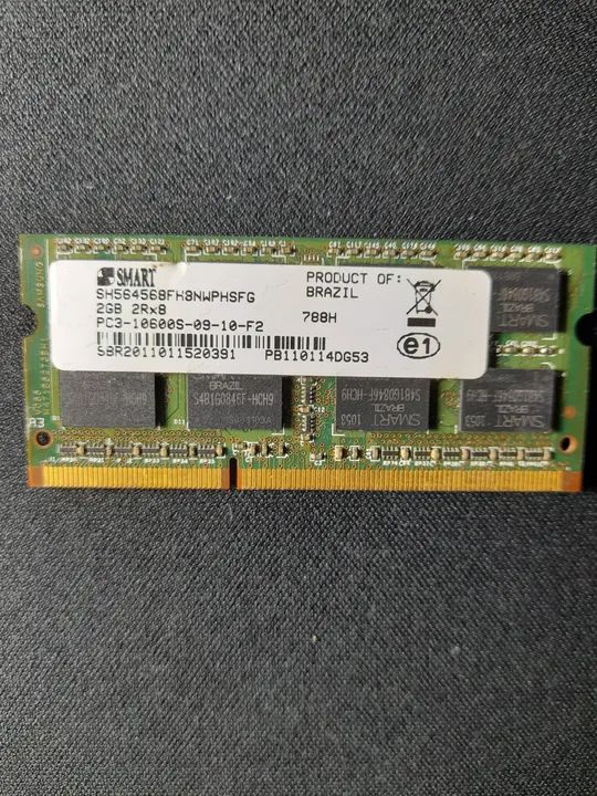 Memória RAM SMART 2GB 2Rx8 PC3-10600S DDR3