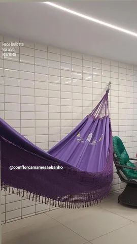Rede De Dormir Delicatte Antialérgica - Entrega Grátis 