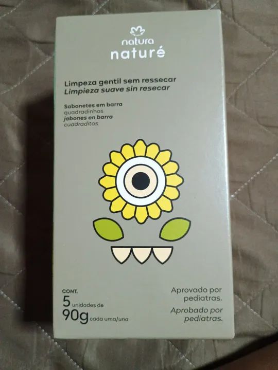 Sabonete Natura Naturé Limpeza Gentil - 5 unidades