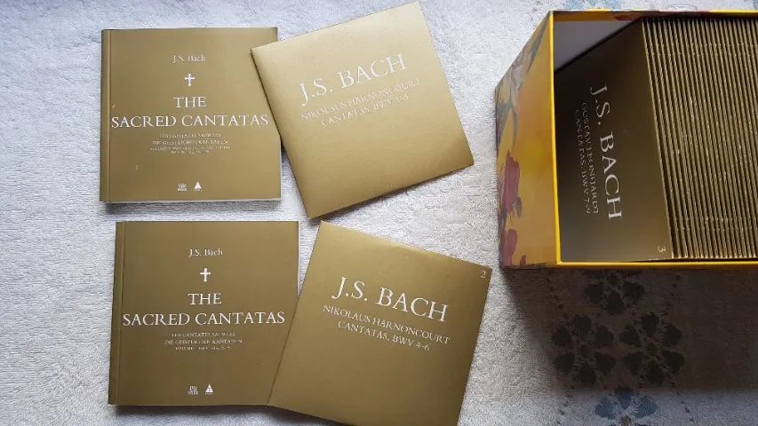 未開封】【60CD】THE SACRES CANTATAS（レオンハルト）