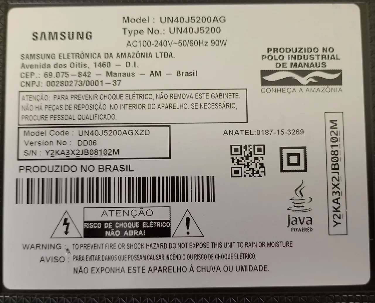 Placa principal TV 40" Samsung UN 40J5200AG - Foto 2