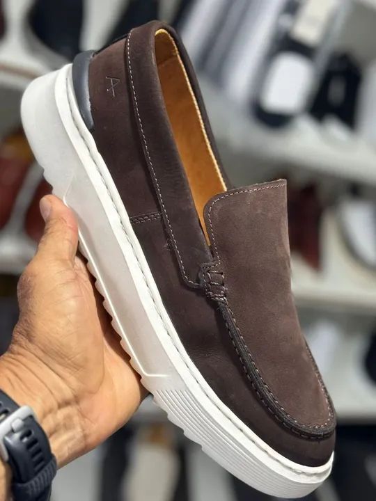 Mocassim de couro Aramis - Foto 2