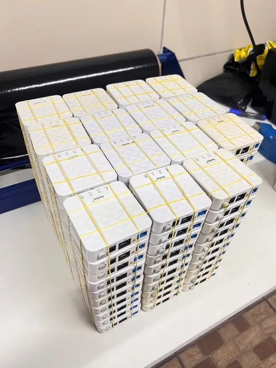 ONU FIBERHOME GPON PORTA GIGA LOTE 50 UNIDADES C/FONTES - Foto 4