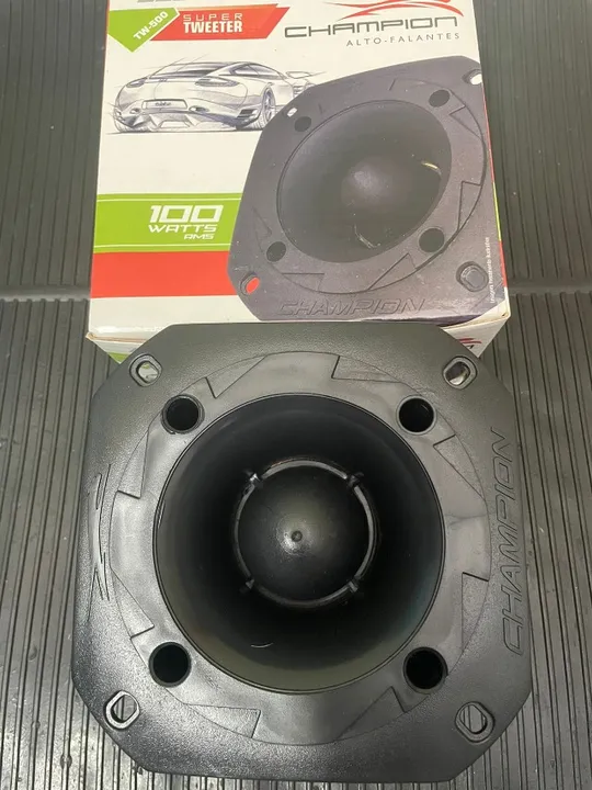 Super Tweeter 100w 8 ohms som profional champion com garantia