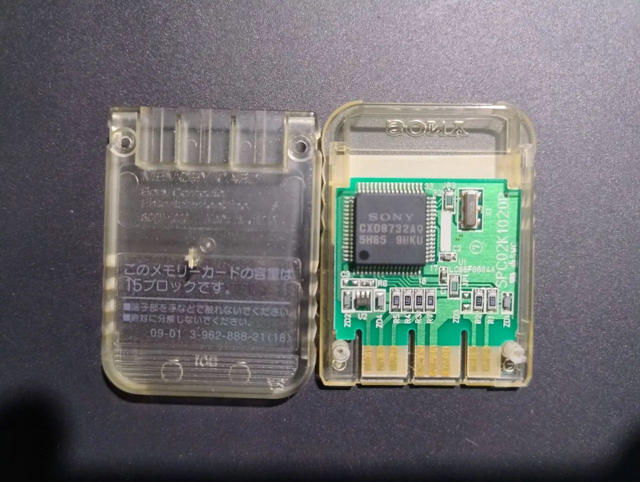 Memory card Transparente Playstation 1 (PS1) ORIGINAL  - Foto 3