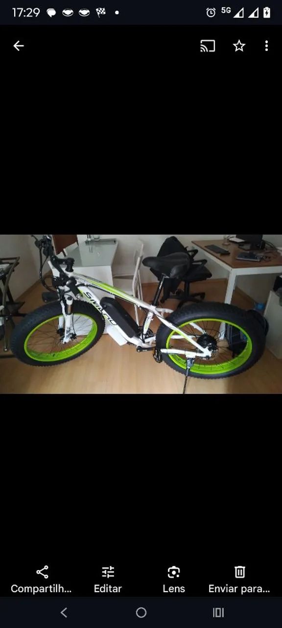 Bicicleta Elétrica Fat Bike