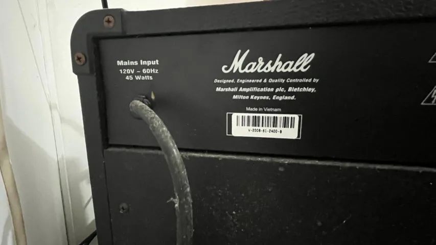 Amplificador Cubo Guitarra Marshall Mg15cd 15w Preto - Foto 3