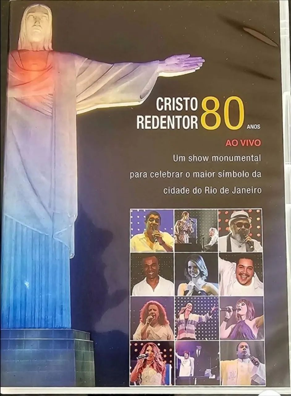 DVD Cristo Redentor 80 Anos - Show Ao Vivo