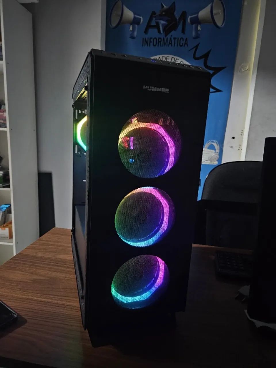 PC GAMER RYZEN 5 + RX 570 COM RGB!