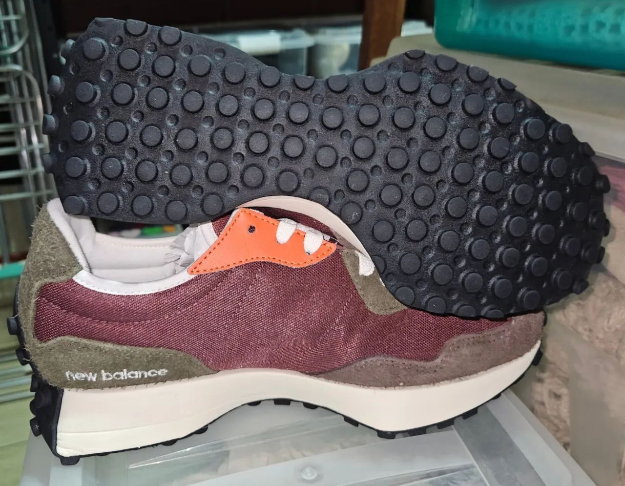 Tênis New Balance 327V1 - Bordô - N° 41 - Foto 5