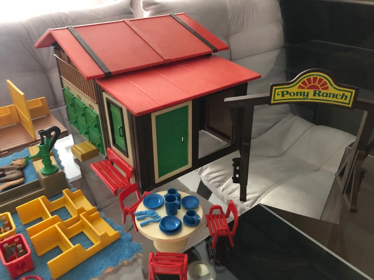 Playmobil Estrela Rancho dos Pôneis anos 90 - Foto 5