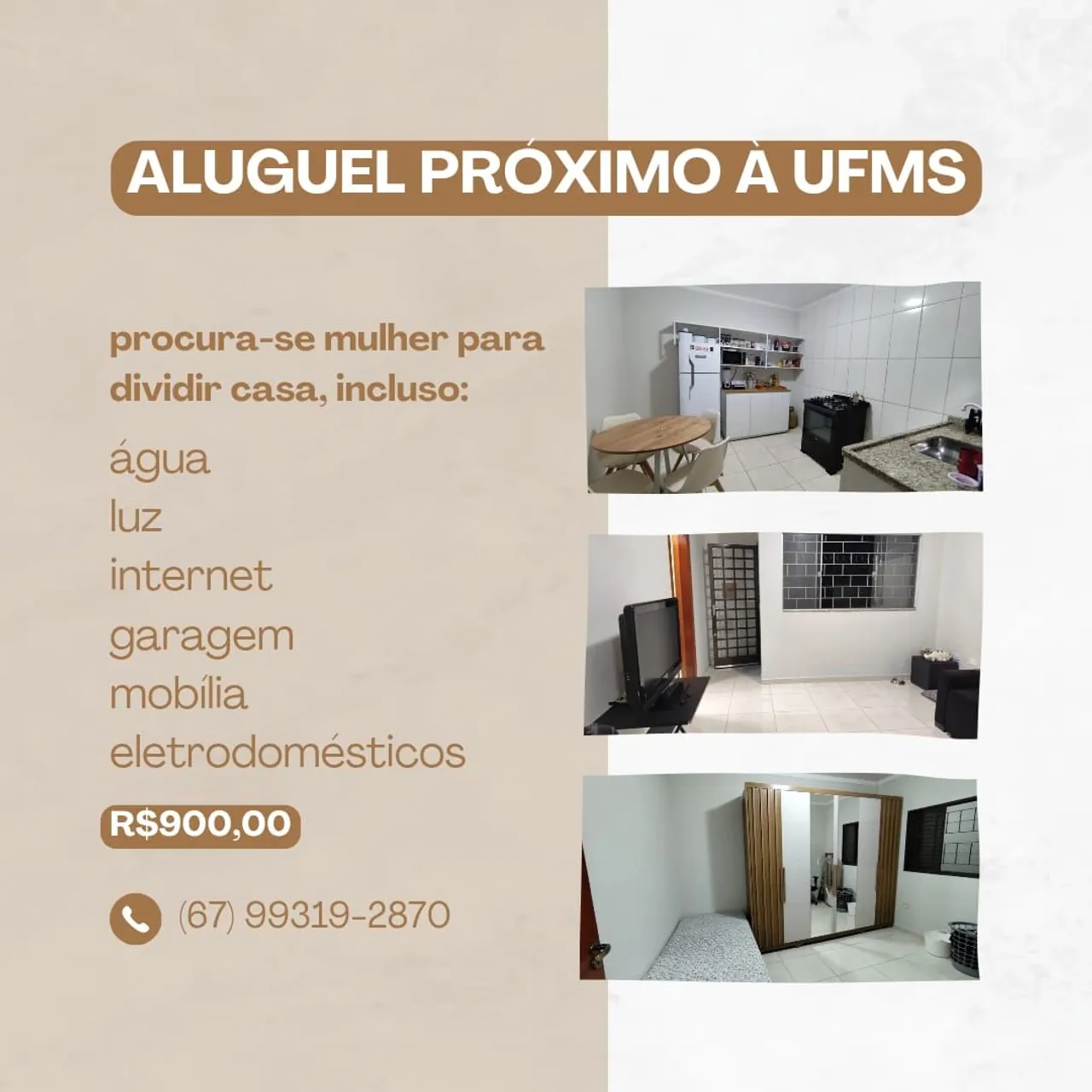 Aluguel de quarto