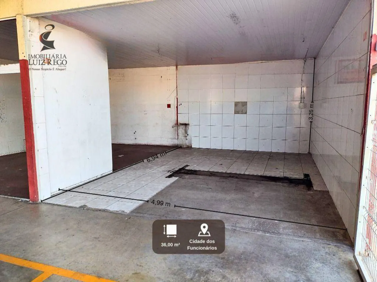 Loja na Cidade dos Funcionários no Supermercado Cometa para aluguel, 36,00 m²
