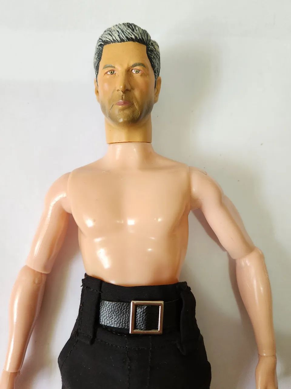 Cabeça de boneco Action figure grisalho - 30cm escala 1/6 - Foto 4