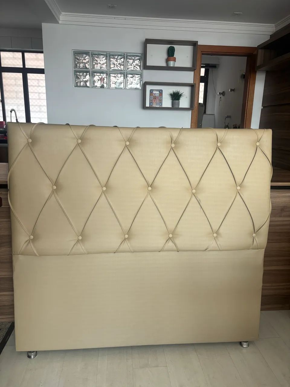 Cabeceira cama de casal box Ortobom - Foto 2