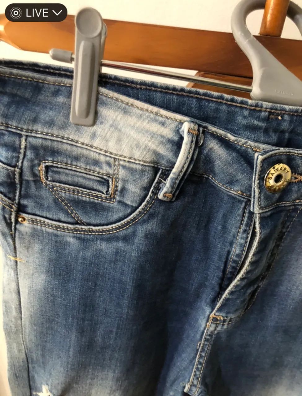 CALÇA JEANS FEMININA TAMANHO 38