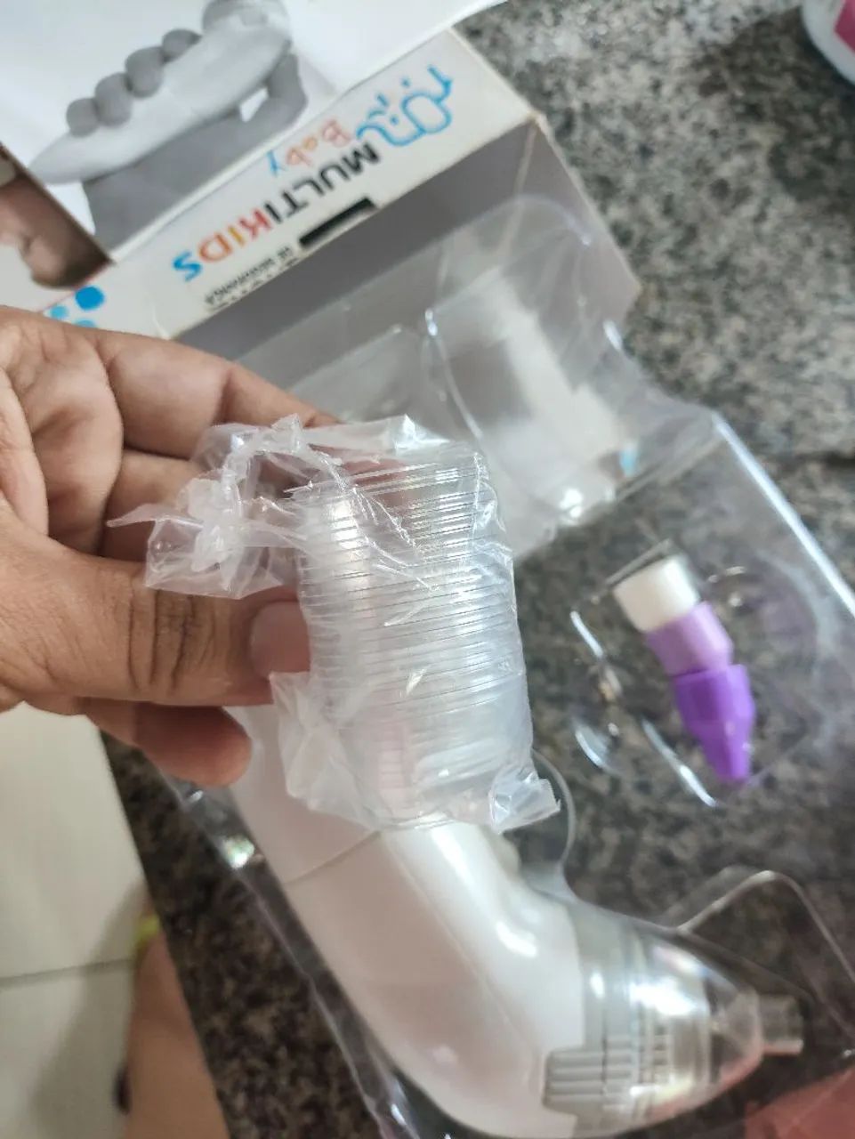 Aspirador Nasal Eletrônico Multikids Baby - Foto 4