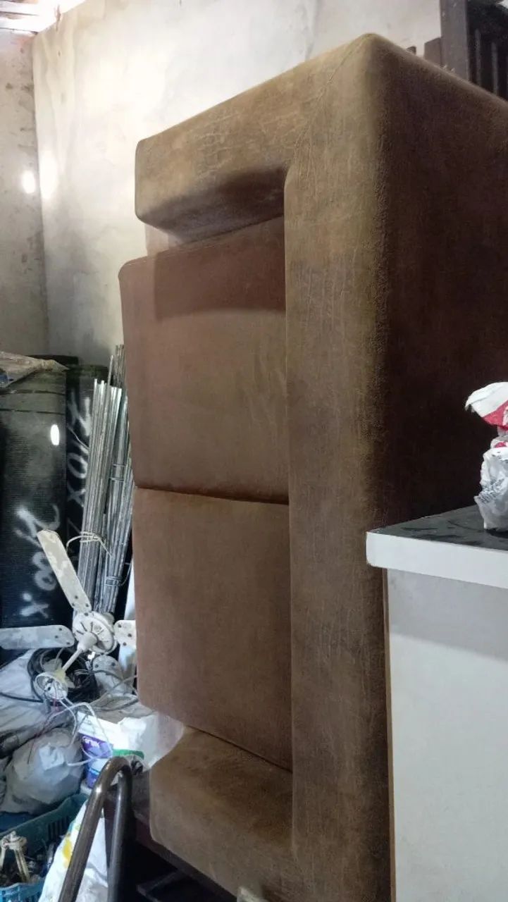 Sofá de 2 lugares em suede - Foto 3
