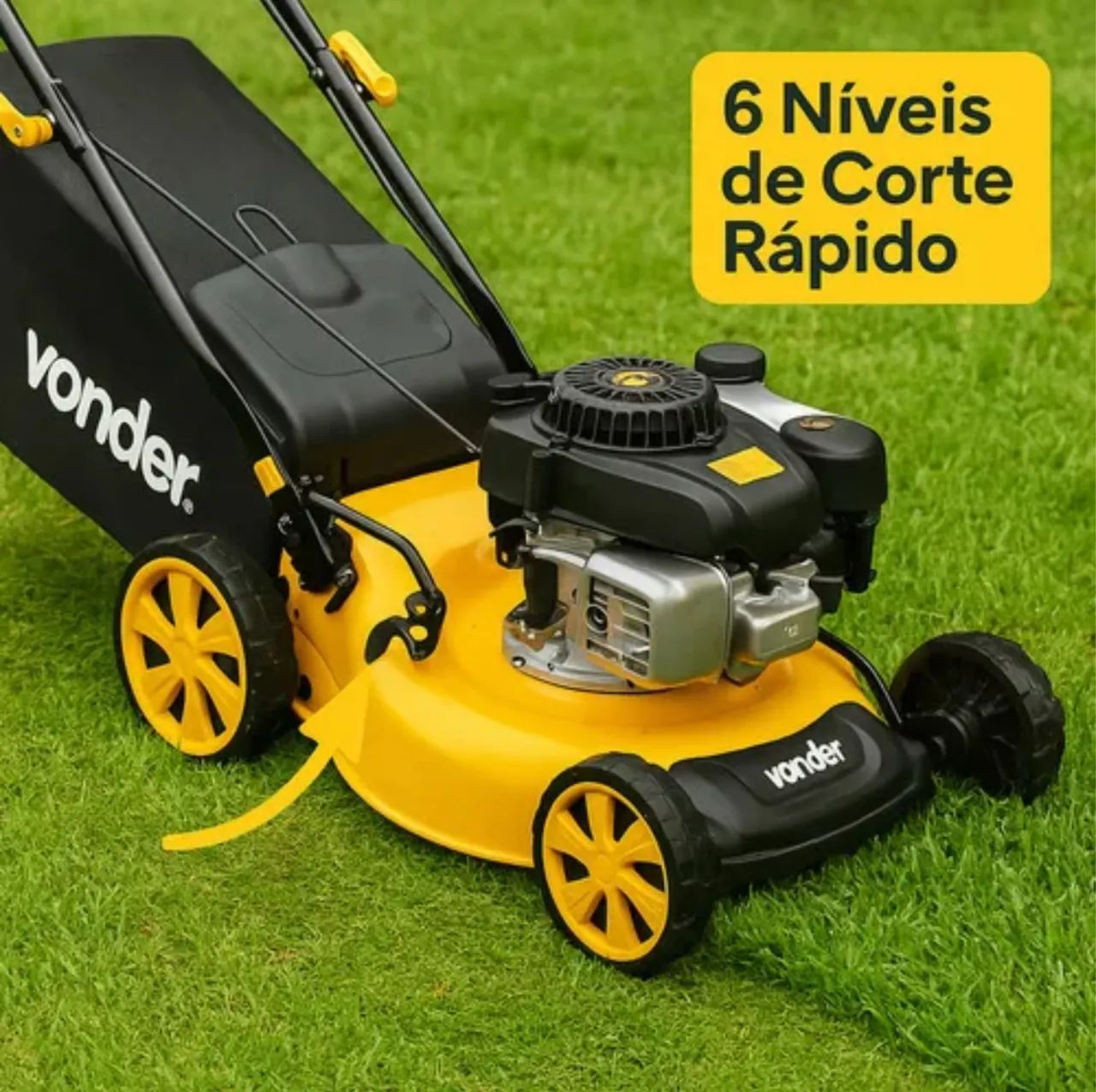 Máquina a gasolina para cortar grama, 16", 2 hp, MGV 162 VONDER - Foto 2