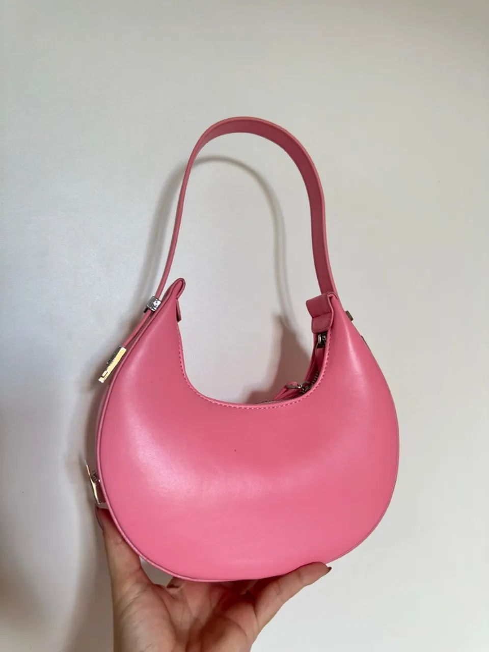 Bolsa Rosa de ombro e de mão 64167812982402120