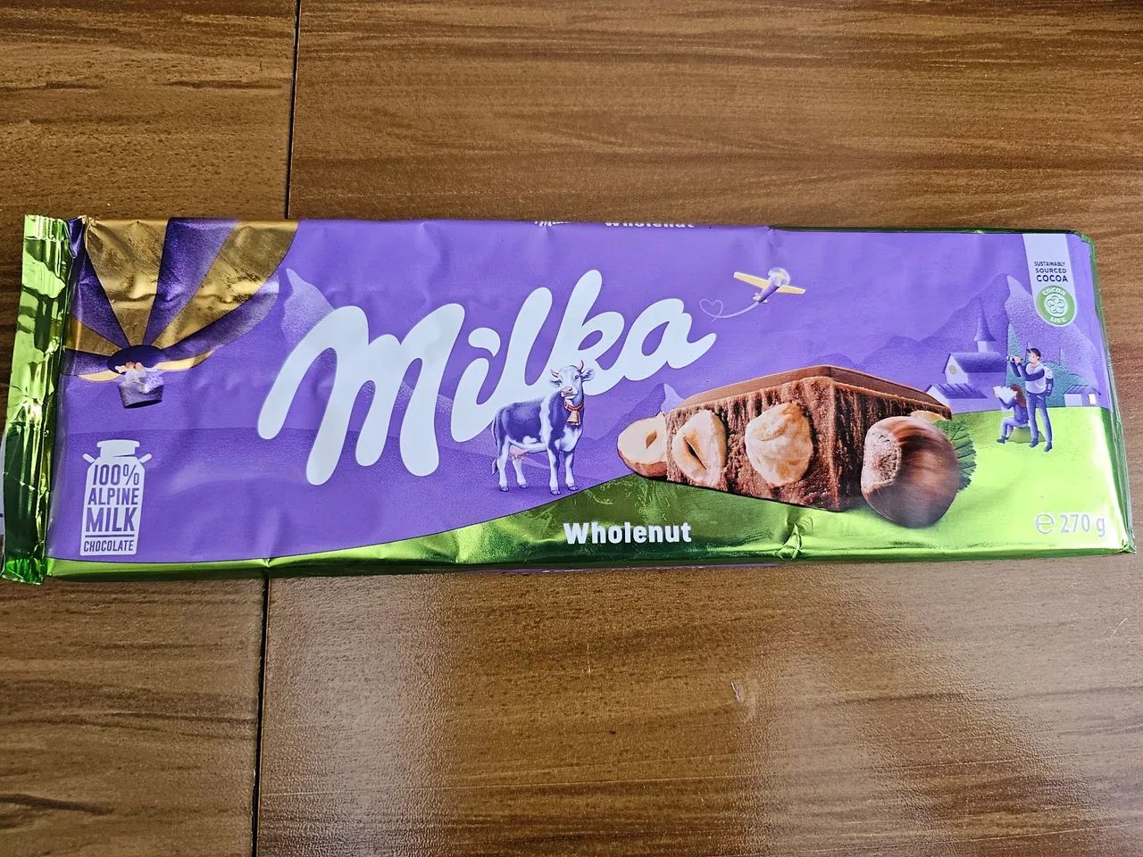 Chocolate Milka Wholenut 270g