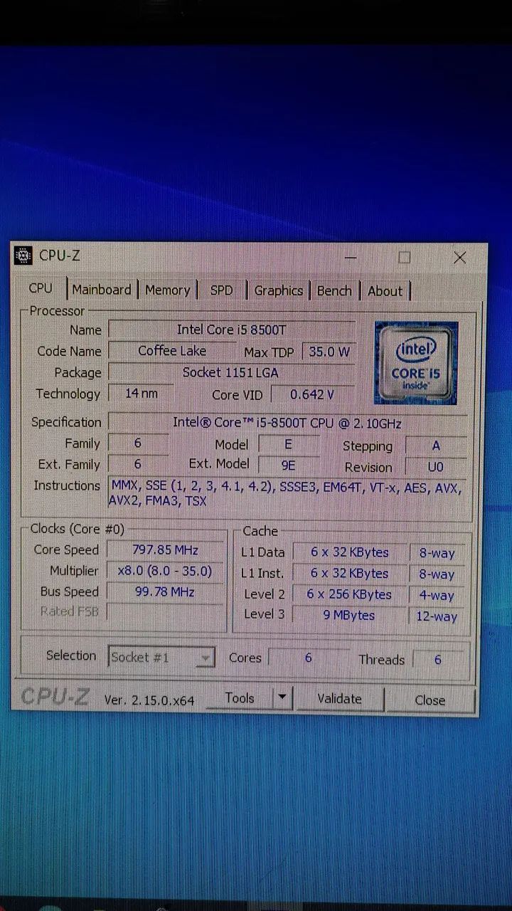 Mini Pc Lenovo i5 8ª DDR4 8GB SSD M2 256gb - Foto 3