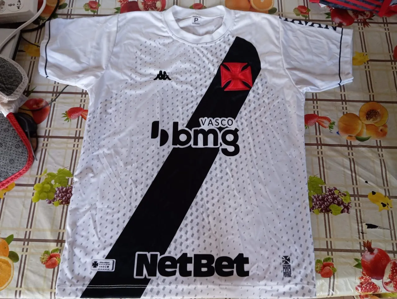 Camisa Vasco da Gama - BMG - Tamanho P Adulto Masculino